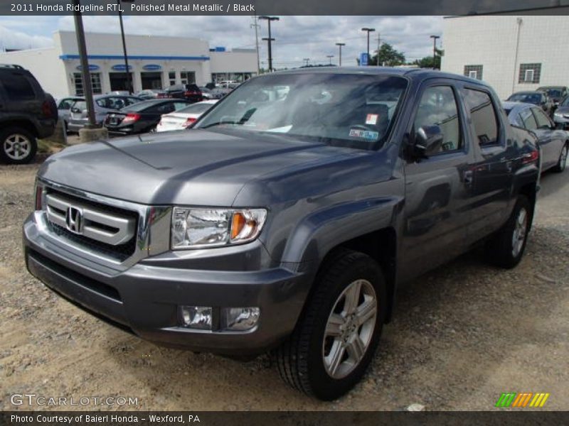 Polished Metal Metallic / Black 2011 Honda Ridgeline RTL