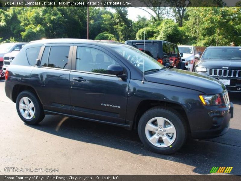 Maximum Steel Metallic / Dark Slate Gray 2014 Jeep Compass Latitude