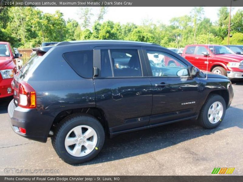 Maximum Steel Metallic / Dark Slate Gray 2014 Jeep Compass Latitude