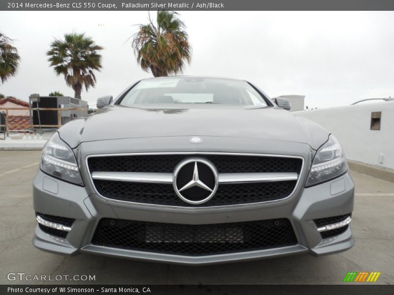 Palladium Silver Metallic / Ash/Black 2014 Mercedes-Benz CLS 550 Coupe