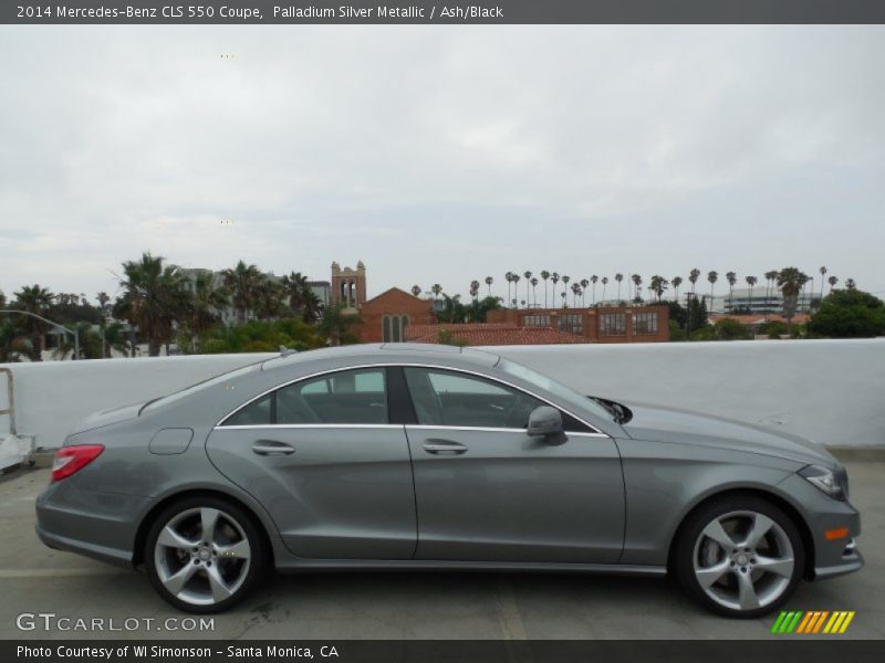 Palladium Silver Metallic / Ash/Black 2014 Mercedes-Benz CLS 550 Coupe