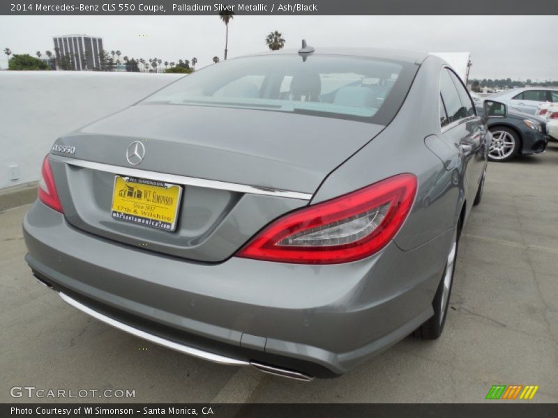 Palladium Silver Metallic / Ash/Black 2014 Mercedes-Benz CLS 550 Coupe