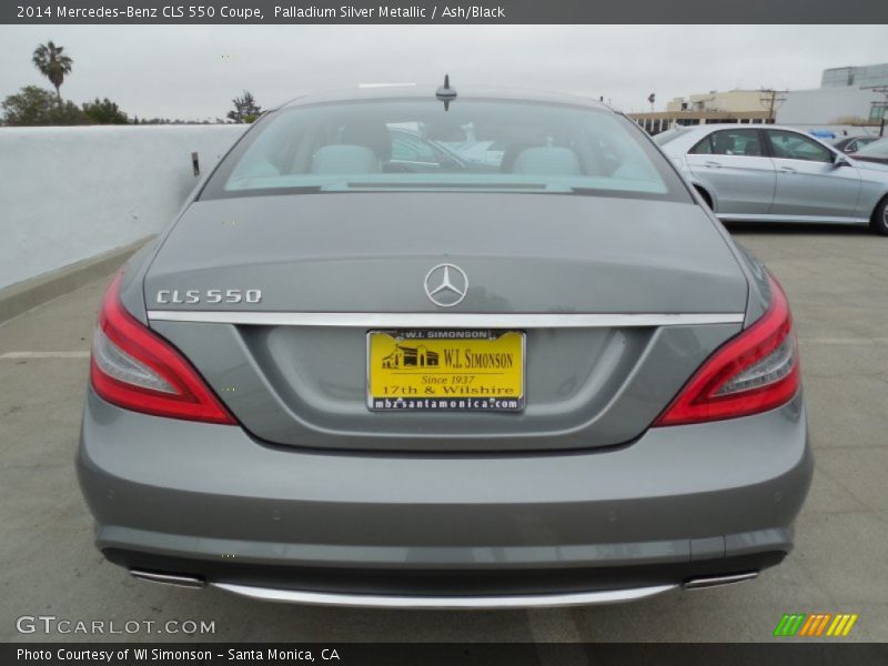 Palladium Silver Metallic / Ash/Black 2014 Mercedes-Benz CLS 550 Coupe