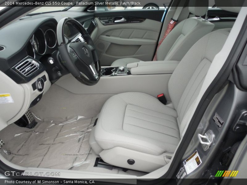 Palladium Silver Metallic / Ash/Black 2014 Mercedes-Benz CLS 550 Coupe