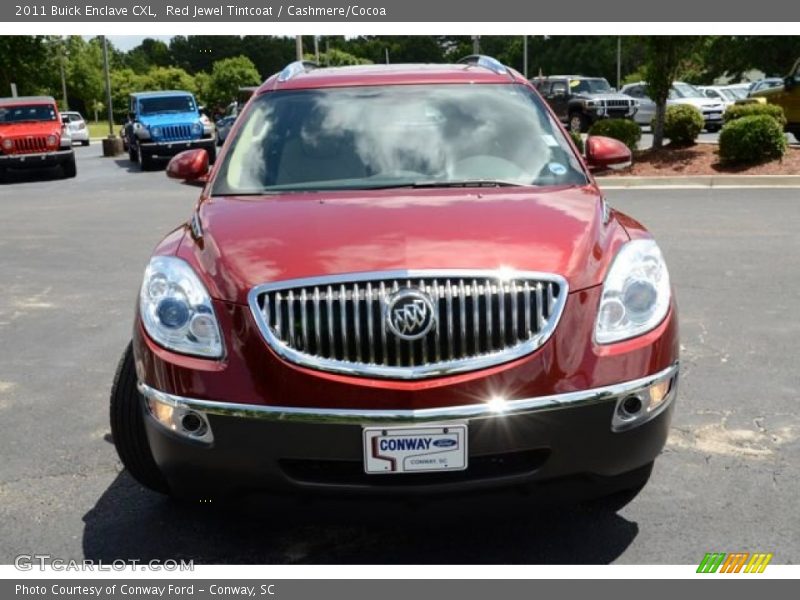 Red Jewel Tintcoat / Cashmere/Cocoa 2011 Buick Enclave CXL