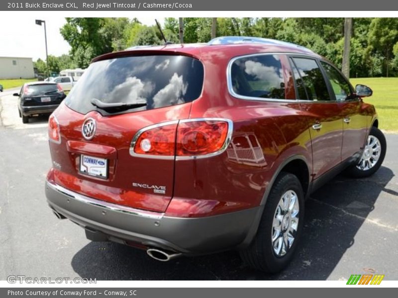 Red Jewel Tintcoat / Cashmere/Cocoa 2011 Buick Enclave CXL