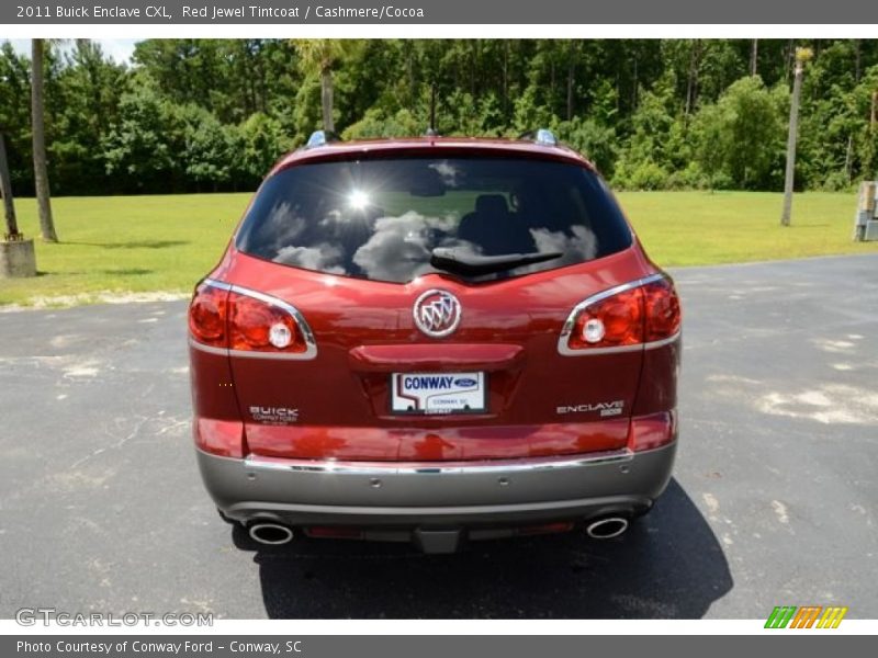 Red Jewel Tintcoat / Cashmere/Cocoa 2011 Buick Enclave CXL