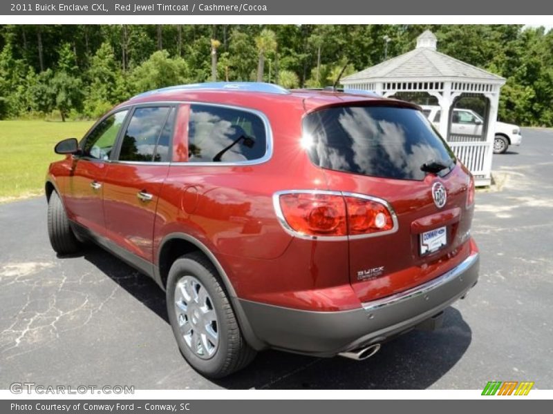 Red Jewel Tintcoat / Cashmere/Cocoa 2011 Buick Enclave CXL