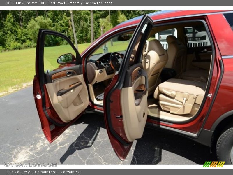 Red Jewel Tintcoat / Cashmere/Cocoa 2011 Buick Enclave CXL