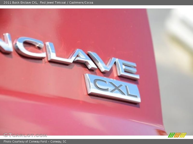Red Jewel Tintcoat / Cashmere/Cocoa 2011 Buick Enclave CXL