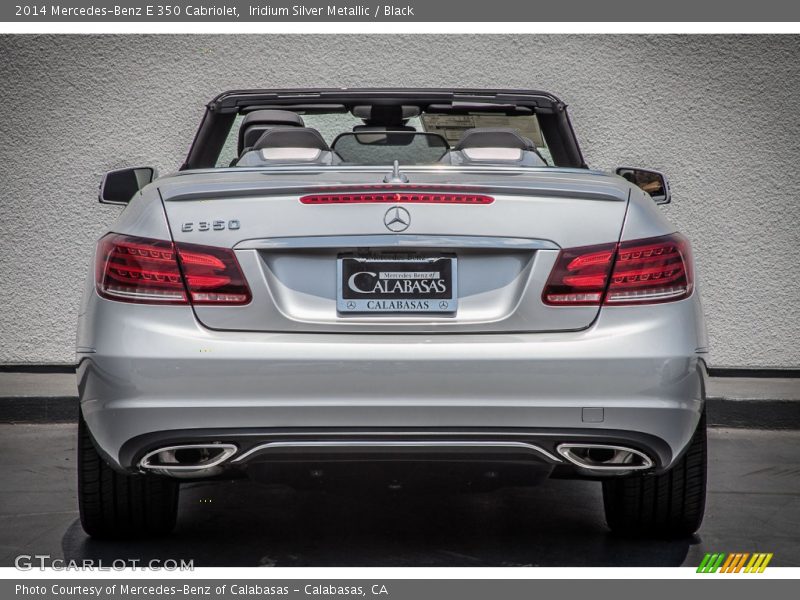 Iridium Silver Metallic / Black 2014 Mercedes-Benz E 350 Cabriolet