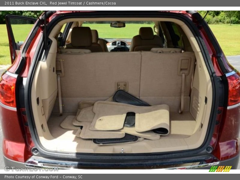 Red Jewel Tintcoat / Cashmere/Cocoa 2011 Buick Enclave CXL