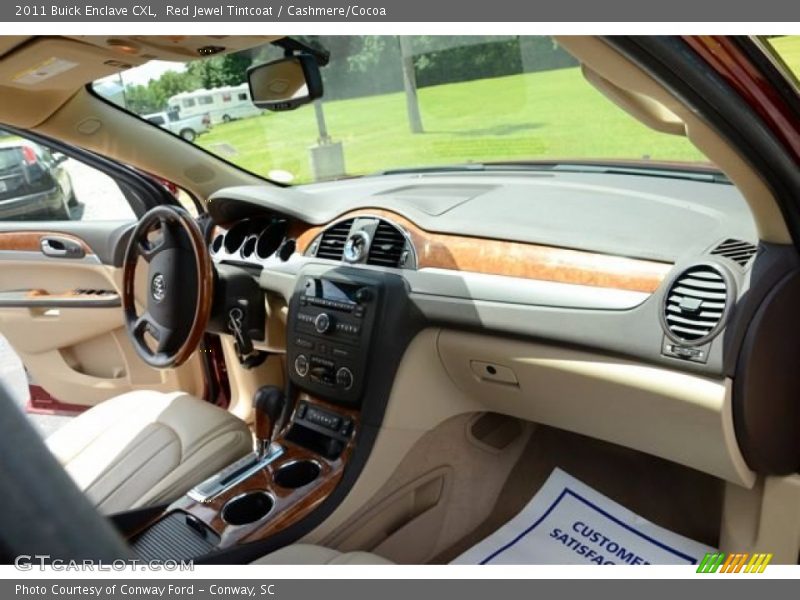 Red Jewel Tintcoat / Cashmere/Cocoa 2011 Buick Enclave CXL