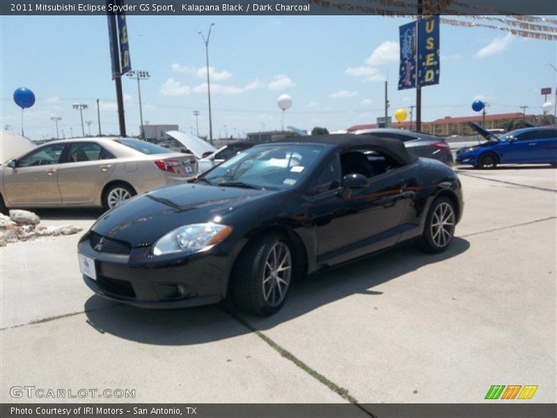 Kalapana Black / Dark Charcoal 2011 Mitsubishi Eclipse Spyder GS Sport