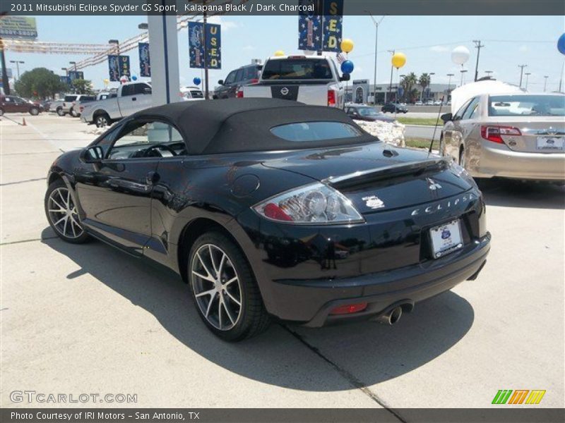 Kalapana Black / Dark Charcoal 2011 Mitsubishi Eclipse Spyder GS Sport