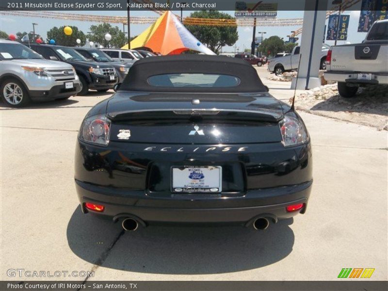 Kalapana Black / Dark Charcoal 2011 Mitsubishi Eclipse Spyder GS Sport