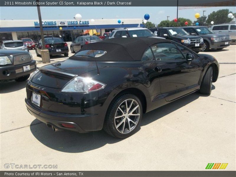 Kalapana Black / Dark Charcoal 2011 Mitsubishi Eclipse Spyder GS Sport