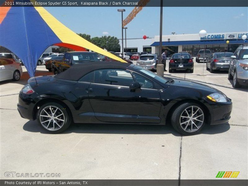 Kalapana Black / Dark Charcoal 2011 Mitsubishi Eclipse Spyder GS Sport
