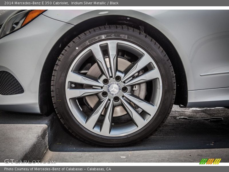 Iridium Silver Metallic / Black 2014 Mercedes-Benz E 350 Cabriolet