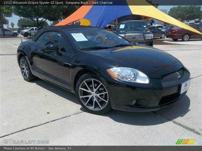 Kalapana Black / Dark Charcoal 2011 Mitsubishi Eclipse Spyder GS Sport