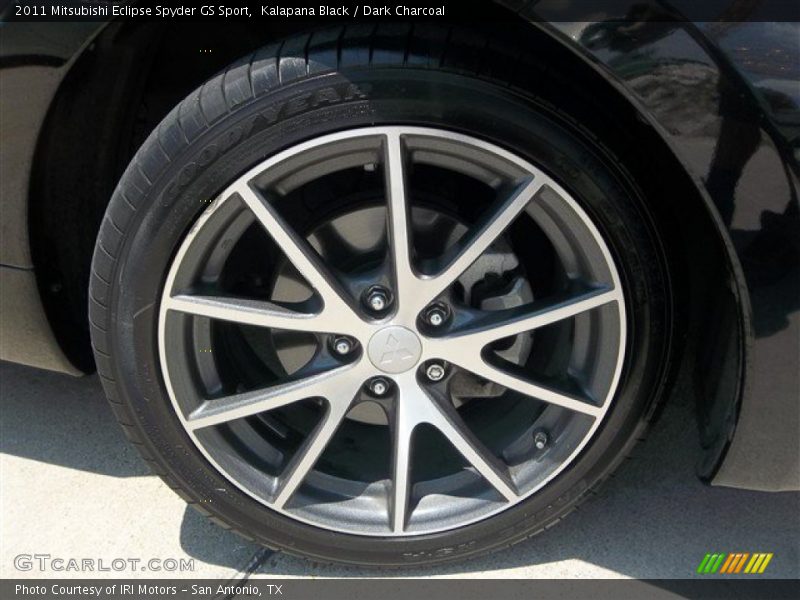 Kalapana Black / Dark Charcoal 2011 Mitsubishi Eclipse Spyder GS Sport