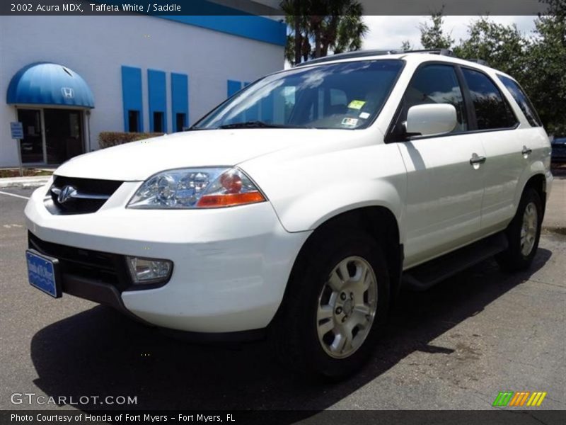 Taffeta White / Saddle 2002 Acura MDX