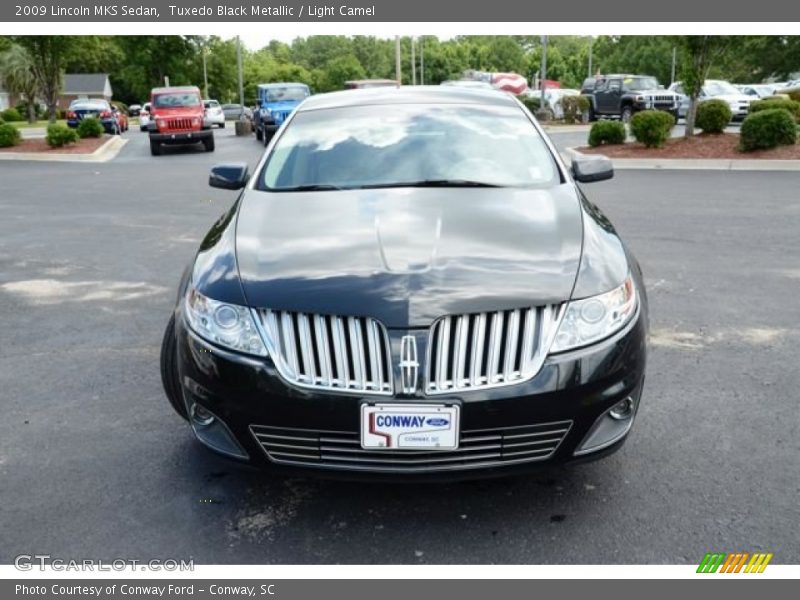Tuxedo Black Metallic / Light Camel 2009 Lincoln MKS Sedan