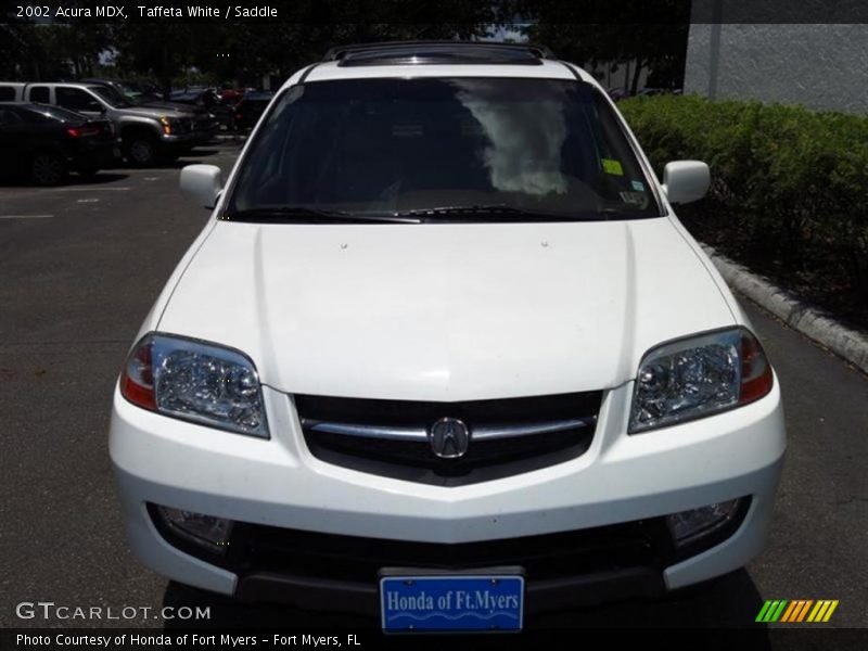 Taffeta White / Saddle 2002 Acura MDX