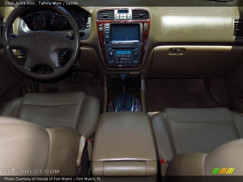 Taffeta White / Saddle 2002 Acura MDX