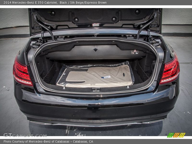 Black / Silk Beige/Espresso Brown 2014 Mercedes-Benz E 350 Cabriolet