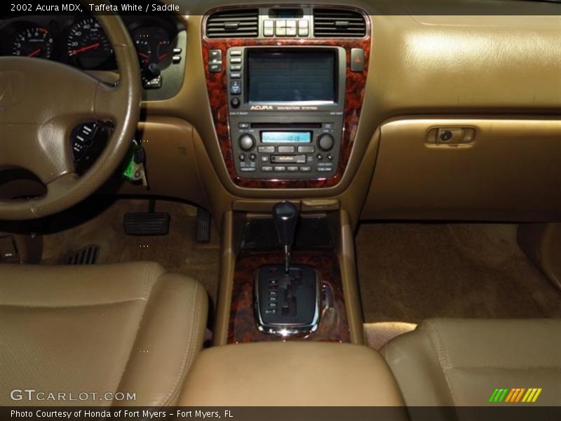 Taffeta White / Saddle 2002 Acura MDX