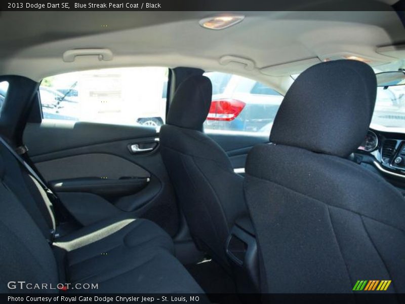 Blue Streak Pearl Coat / Black 2013 Dodge Dart SE