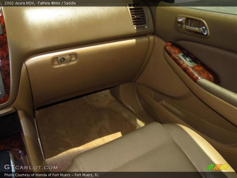 Taffeta White / Saddle 2002 Acura MDX