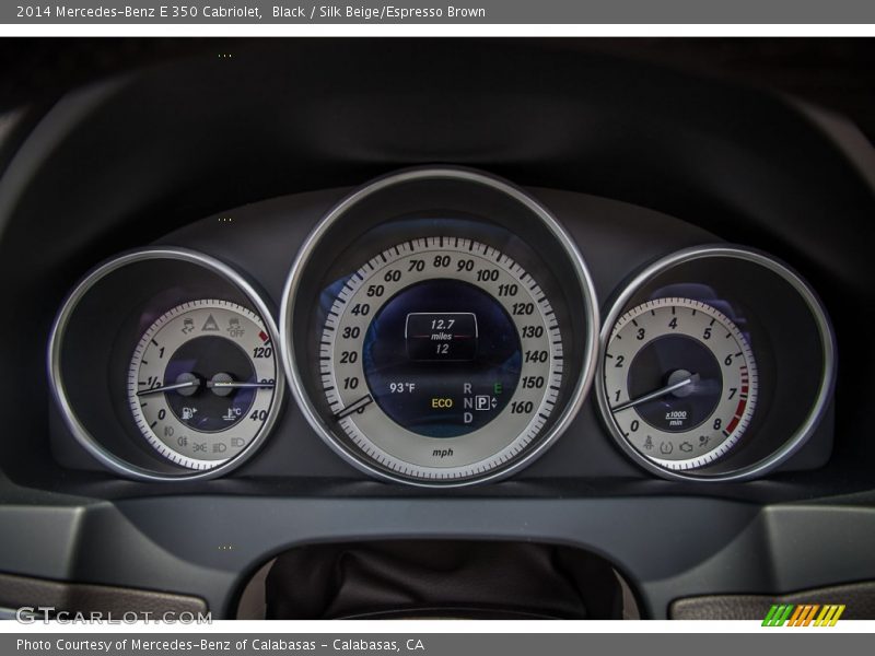 Black / Silk Beige/Espresso Brown 2014 Mercedes-Benz E 350 Cabriolet