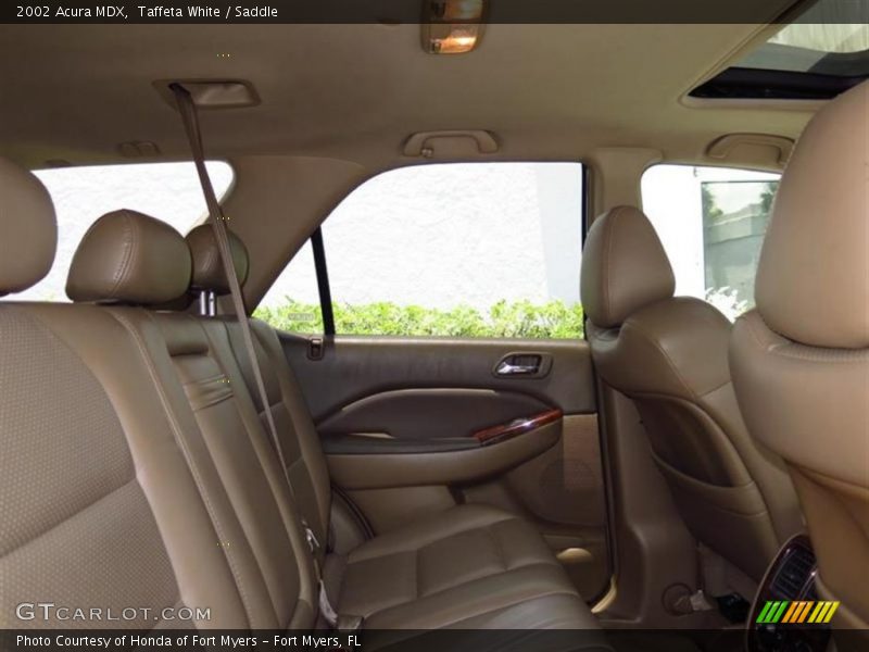 Taffeta White / Saddle 2002 Acura MDX