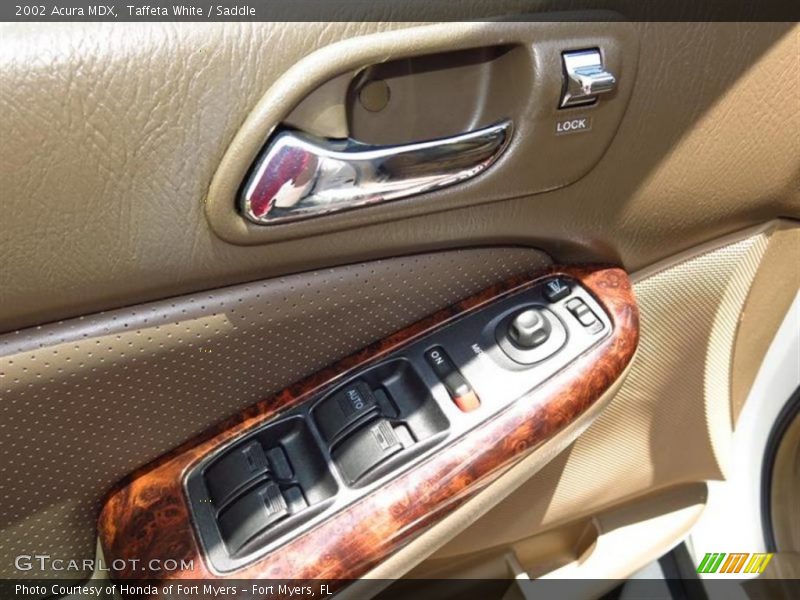 Taffeta White / Saddle 2002 Acura MDX