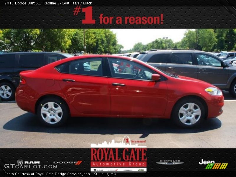 Redline 2-Coat Pearl / Black 2013 Dodge Dart SE