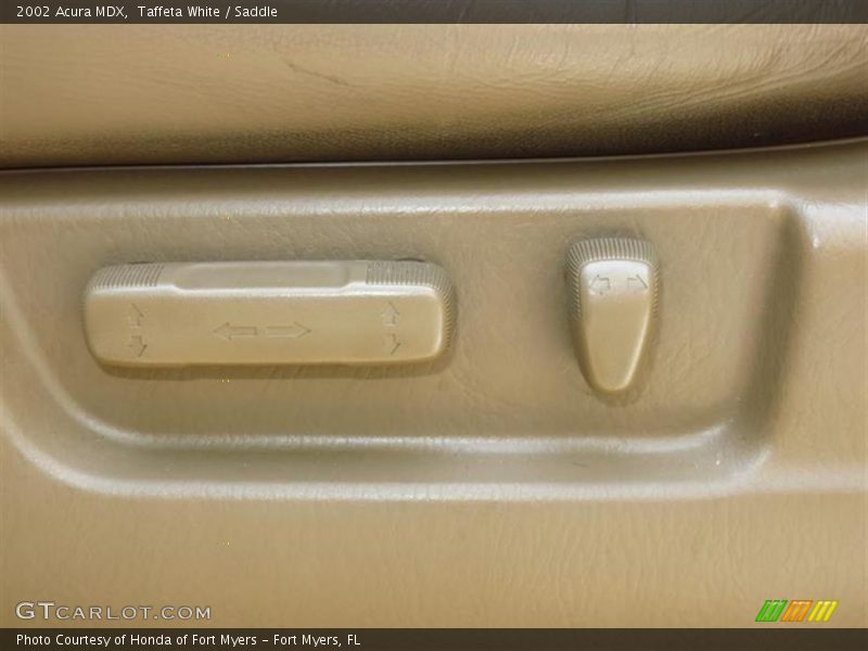 Taffeta White / Saddle 2002 Acura MDX