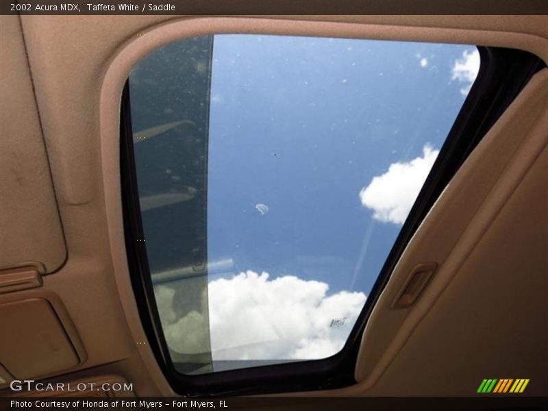 Taffeta White / Saddle 2002 Acura MDX
