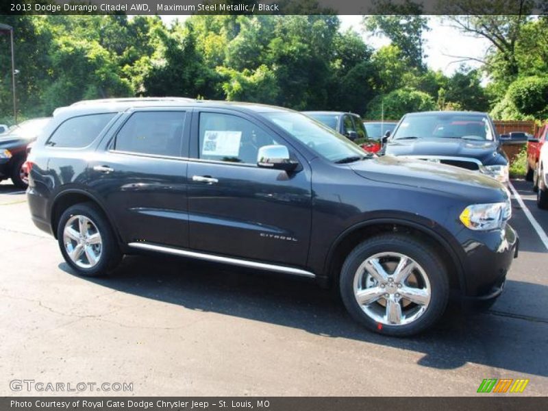 Maximum Steel Metallic / Black 2013 Dodge Durango Citadel AWD