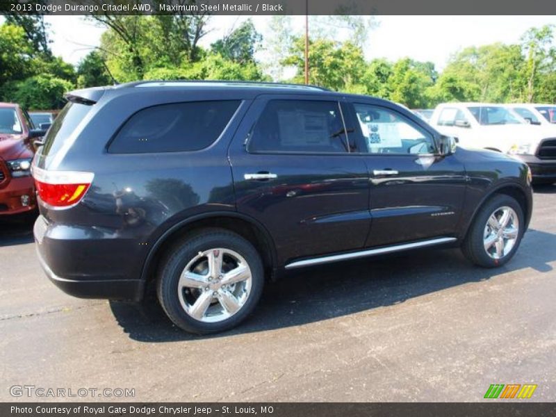 Maximum Steel Metallic / Black 2013 Dodge Durango Citadel AWD