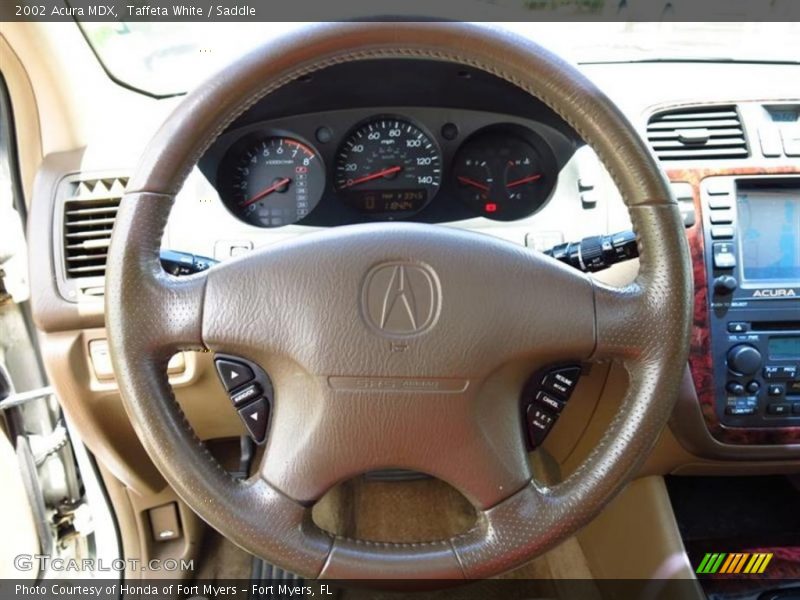 Taffeta White / Saddle 2002 Acura MDX