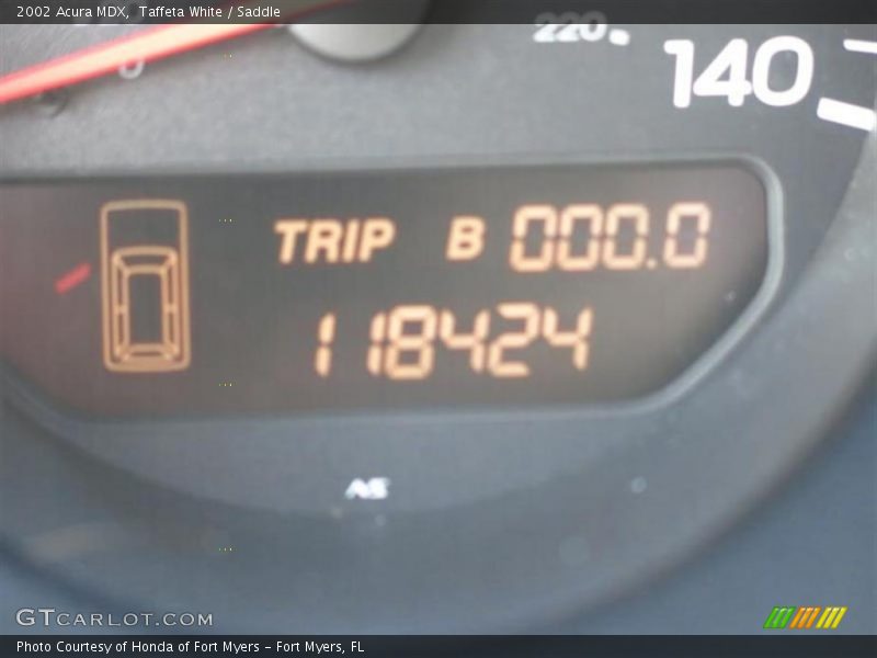 Taffeta White / Saddle 2002 Acura MDX