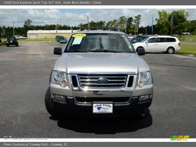Silver Birch Metallic / Stone 2008 Ford Explorer Sport Trac XLT 4x4