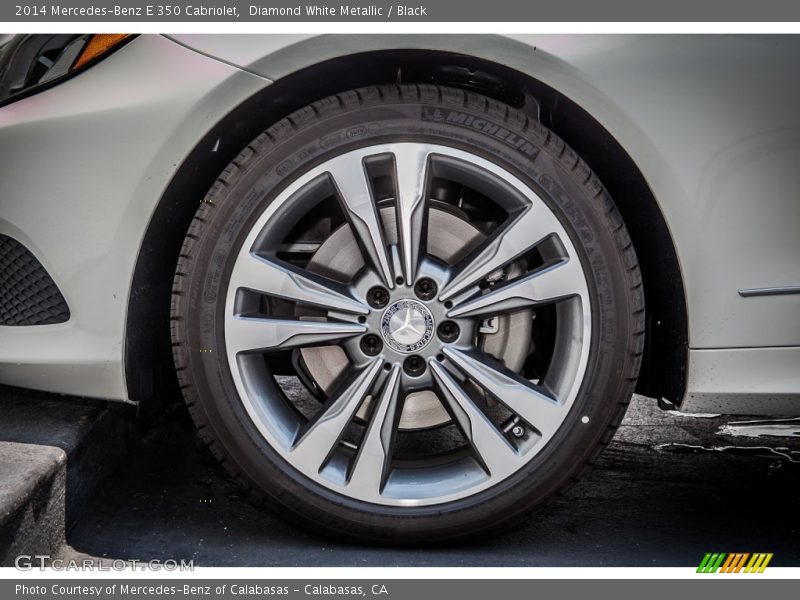 Diamond White Metallic / Black 2014 Mercedes-Benz E 350 Cabriolet