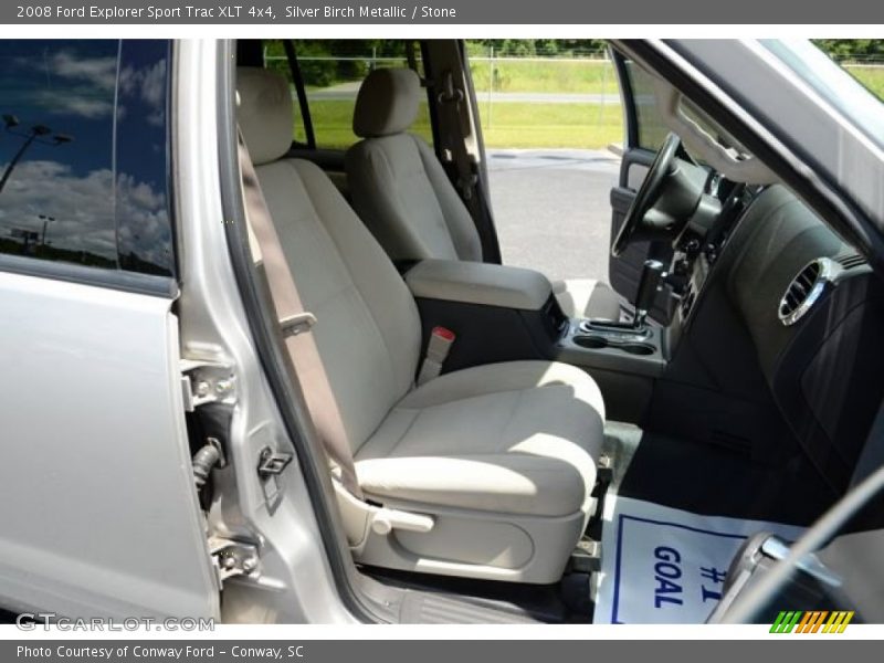 Silver Birch Metallic / Stone 2008 Ford Explorer Sport Trac XLT 4x4