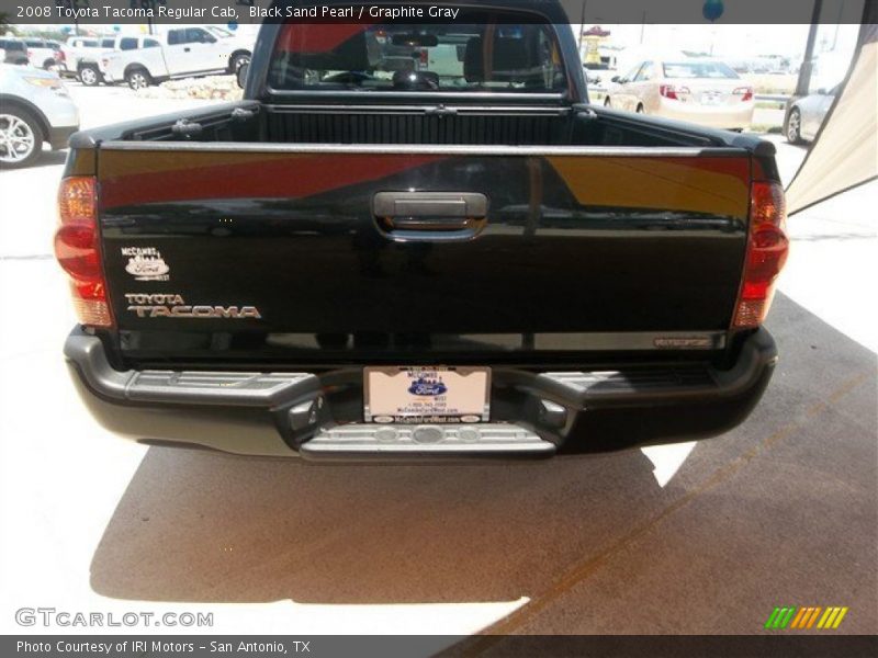 Black Sand Pearl / Graphite Gray 2008 Toyota Tacoma Regular Cab