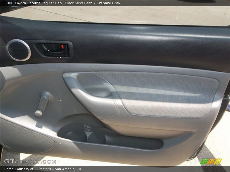 Black Sand Pearl / Graphite Gray 2008 Toyota Tacoma Regular Cab
