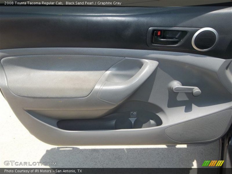 Black Sand Pearl / Graphite Gray 2008 Toyota Tacoma Regular Cab