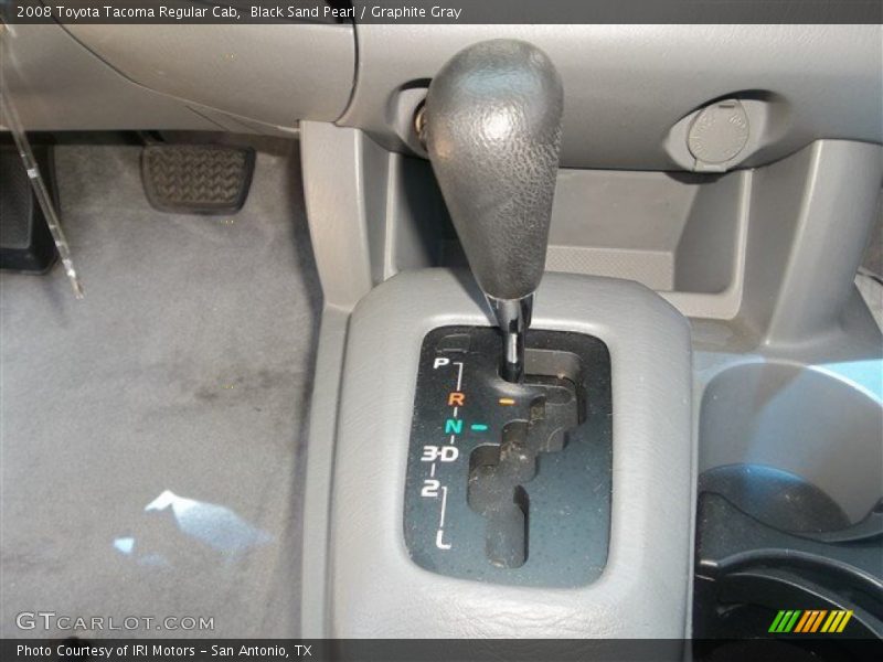 Black Sand Pearl / Graphite Gray 2008 Toyota Tacoma Regular Cab